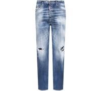 Dsquared2 - Jean Droit Délavé - Homme - Jeans - Bleu - Taille: M