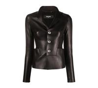 Dsquared2 - Leather Jacket - Femme - Vestes - Noir - Taille: 42 FR