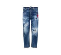 Dsquared2 - Logo Patch Bro Jeans - Homme - Jeans - Bleu - Taille: XS