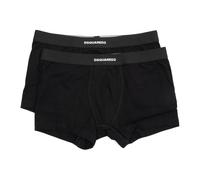 Dsquared2 - Lot de 2 boxers unis - Homme - Sous-vêtements - Noir - Taille: XS