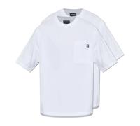Dsquared2 - Lot de deux T-shirts de poche - Homme - Tops - Blanc - Taille: L