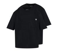 Dsquared2 - Lot de deux T-shirts de poche - Homme - Tops - Noir - Taille: L