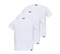 Dsquared2 - Lot de trois T-shirts de sous-vêtements - Homme - Tops - Blanc - Taille: XL