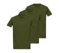 Dsquared2 - Lot de trois T-shirts de sous-vêtements - Homme - Tops - Vert - Taille: M