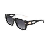 Dsquared2 - Lunettes de soleil de forme irrégulière - unisex - Accessoires - Noir - Taille: 53 MM