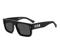 DSQUARED2 Lunettes de soleil ICON 0008 Homme Noir Verre 54 mm Pont 20 mm Non polarisées