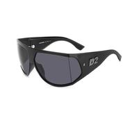 Dsquared2 - Lunettes de Soleil Sportives Modèle 0124/S - unisex - Accessoires - Noir - Taille: ONE Size