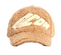 Dsquared2 New Icon Bonnet en Fausse Fourrure Baseballcap Beige Beige