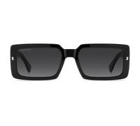 Dsquared2 Lunettes de soleil ICON 0029/S 807/9O Acétate Noir Gris nuancé 55 mm Carrées