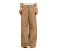 Dsquared2 - Pantalon 9 to 5 en coton - Femme - Pantalons - Beige - Taille: 34 FR
