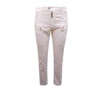 Dsquared2 - Pantalon Élégant Fabriqué en Italie - Homme - Pantalons - Blanc - Taille: XS