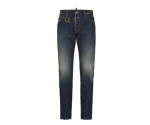 Dsquared2 - Pantalon Homme Décontracté Aw25 - Homme - Jeans - Bleu - Taille: M