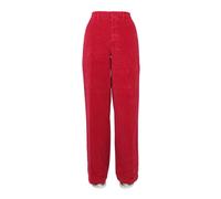Dsquared2 - Pantalon Large en Velours Côtelé - Femme - Pantalons - Rouge - Taille: 38 FR