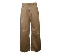 Dsquared2 - Pantalone - Femme - Pantalons - Brun - Taille: 38 FR