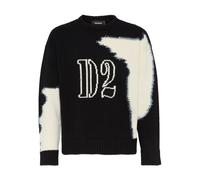 Dsquared2 - Pull à col rond bicolore - Homme - Pulls - Multicolore - Taille: L