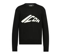 Dsquared2 - Pull avec Logo - Homme - Pulls - Noir - Taille: M