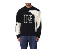 Dsquared2 - Pull en Tricot Coupe Décontractée avec Motif Graphique Confortable et Élégant - Homme - Pulls - Multicolore - Taille: L