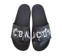 Dsquared2 Slides Sandale à Bride Icon Splash 2124 Noir - Homme
