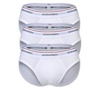 INTIMO PARIGAMBA Uomo DSQUARED2 DCX300060 - 3-PACK BRIEF 100 WHITE