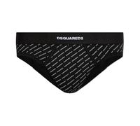 Dsquared2 - Slip en coton avec monogramme - Homme - Sous-vêtements - Noir - Taille: M