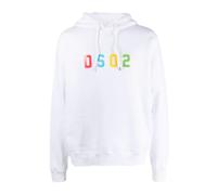 Dsquared2 - SweaT-shirt à capuche en coton blanc - Homme - Sweatshirts et sweats à capuche - Blanc - Taille: M