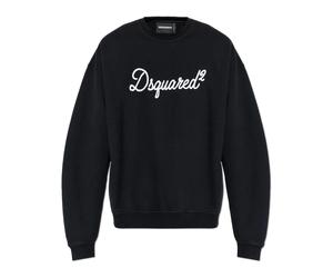 Dsquared2 - SweaT-shirt avec logo brodé - Homme - Sweatshirts et sweats à capuche - Noir - Taille: L