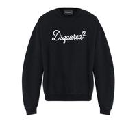 Dsquared2 - SweaT-shirt avec logo brodé - Homme - Sweatshirts et sweats à capuche - Noir - Taille: XL