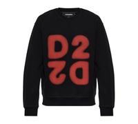 Dsquared2 - SweaT-shirt imprimé logo - Homme - Sweatshirts et sweats à capuche - Noir - Taille: XS