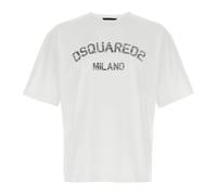 Dsquared2 - T-shirt avec logo - Homme - Tops - Blanc - Taille: M