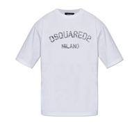 Dsquared2 - T-shirt avec logo - Homme - Tops - Blanc - Taille: 2XL