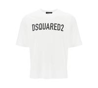 Dsquared2 - T-shirt décontracté en coton - Homme - Tops - Blanc - Taille: M