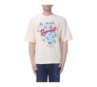 Dsquared2 - T-shirt graphique Carte des rêves - Homme - Tops - Beige - Taille: S