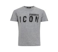 Dsquared2 - T-Shirt Gris Chiné - Homme - Tops - Gris - Taille: XS