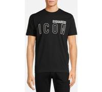 Dsquared2 T-shirt Icon Black Taille: L | T-shirts avec imprimés Outlet | Homme | Le Noir