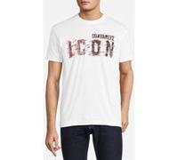 Dsquared2 T-shirt Icon White Taille: L | T-shirts avec imprimés Outlet | Homme | Blanche