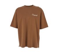 Dsquared2, Homme, Tops, Brun, Taille: S T-shirt ample signature