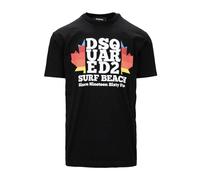 Dsquared2 - T-Shirt Slip-On - Homme - Tops - Noir - Taille: S