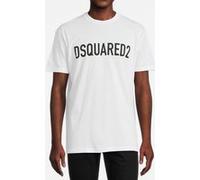Dsquared2 - T-shirt décontracté en coton - Homme - Tops - Blanc - Taille: M
