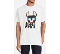 Dsquared2 T-shirt White Taille: XL | T-shirts avec imprimés Outlet | Homme | Blanche