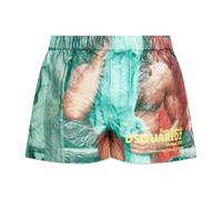 Dsquared2 - X Tom Bianchi Printed Shorts - Homme - Shorts - Multicolore - Taille: M