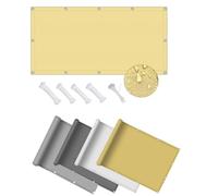 DSRDRFG Brise Vue pour Balcon 3.8x4M Cache Vue Opaque Imperméable Protection UV 98% Balcon Paravent Bâche Polyester avec Trous et Serre câbles pour Patio Jardin Terrasse, Sable