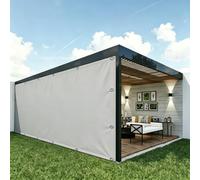 DSRDRFG Voile d’ombrage Rectangulaire 1.4x10m Toile Ombrage Imperméable, 220g/m² PES Protection UV 95% Bâche Dombrage Voile Solaire Pare-Soleil Jardin pour Extérieur Patio Terrasse, Gris Clair