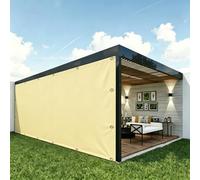 DSRDRFG Voile d’ombrage Rectangulaire 1.6x2.8m Toile Ombrage Imperméable, 220g/m² PES Protection UV 95% Bâche Dombrage Voile Solaire Pare-Soleil Jardin pour Extérieur Patio Terrasse, Jaune Sable