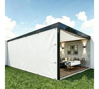 DSRDRFG Voile d’ombrage Rectangulaire 2.3x2m Toile Ombrage Imperméable, 220g/m² PES Protection UV 95% Bâche Dombrage Voile Solaire Pare-Soleil Jardin pour Extérieur Patio Terrasse, Blanc