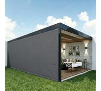 DSRDRFG Voile d’ombrage Rectangulaire 2x6.5m Toile Ombrage Imperméable, 220g/m² PES Protection UV 95% Bâche Dombrage Voile Solaire Pare-Soleil Jardin pour Extérieur Patio Terrasse, Gris Foncé