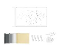 DSRDRFG Voile d'ombrage 2.5x8M Cache Vue Opaque Imperméable avec Protection Anti-UV Pare-Soleil Extérieur, Protection Solaire pour Terrasse, Piscine, Mobilier de Jardin D'extérieur, Blanc