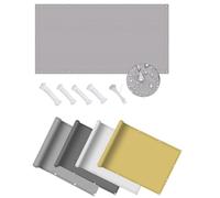 DSRDRFG Voile d'ombrage 3.8x4M Rectangulaire Imperméable Bache Ombrages Exterieur Protection Polyester Solaire Auvent Bloque 95% Rayons UV pour Jardin, Terrasse, Balcon, Extérieur, Gris