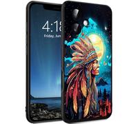 DSRGRGFDJ Coque pour iPhone 17 6,3", coque en silicone ultra fine, anti-rayures et résistante aux chocs - Chiefs indiens amérindiens