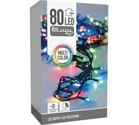 DSS | Kerstverlichting | 80 LED - 6m - Multicolore - Minuterie - Fonctions d'éclairage
