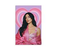 DSSCXYZM Dua Lipa Poster sur toile avec groupes légendaires et chanteurs pop - Décoration murale pour chambre à coucher - 20 x 30 cm - Style sans cadre